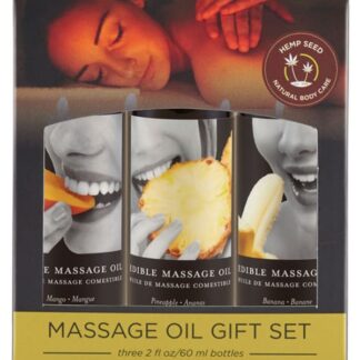 Edible Massage Oil Gift Set - Tropical