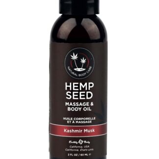 Hemp Seed Massage Oil - Kashmir Musk - 2 oz.