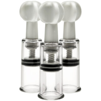 Max Twist Suction Cup Set for Clitoris and Nipples - Clear
