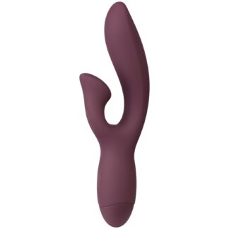 Amaysin Curvy Rechargeable Rabbit Vibrator - Bordeaux